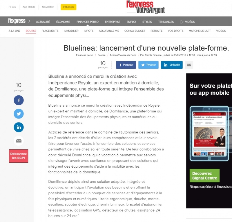 l'Express Votre Argent