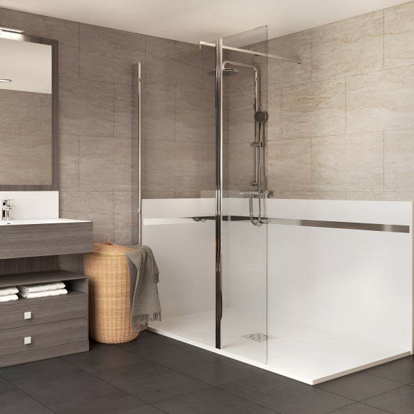 Douche senior réglages et installation finale